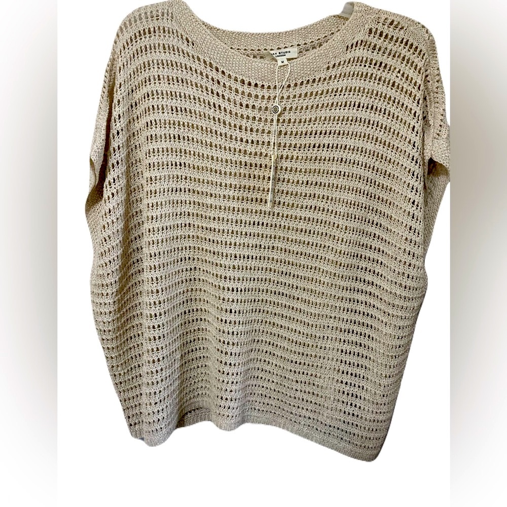 Max Studio Cream Knit Sweater